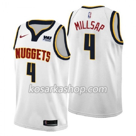 Dres Denver Nuggets Paul Millsap 4 2018-2019 Nike Bijela Swingman